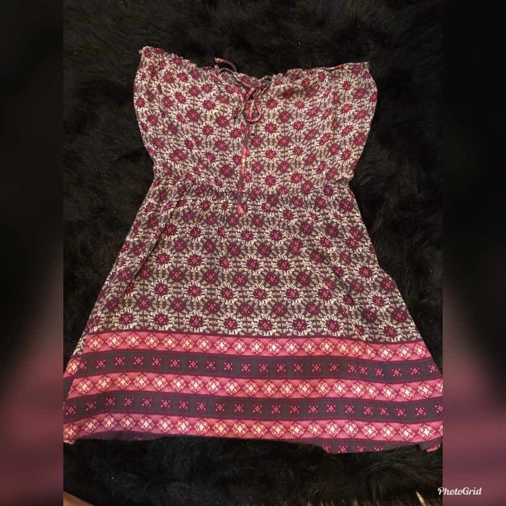 Strapless dress